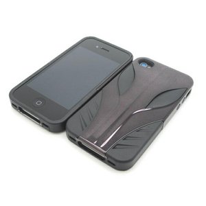 iPhone4S/4★メタリックWケース★