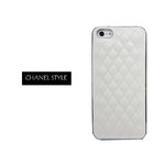 iPhone5★高級ブランドのシャネルスタイルのiPhone5ケース♪全2色【CHANEL STYLE】  ホワイト