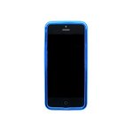 iPhone5★フロントメタリック クリアケース★輝くメタリック仕様のケース!! 背面はクリア仕様です♪【全5色】 ブルー