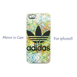 iPhone5★Mirror In Case★ケースをスライドさせれば、ミラーが出てくるケース!!【全6デザイン】  adidas