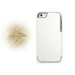 iPhone5★シンプルレザースタイル【I】★レザー調でかっこいい大人のケース!!【全4色】 ホワイト