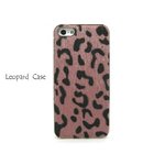 iPhone5★Leopard Big Case★大きなヒョウ柄がおしゃれなケース!! 注目度も抜群♪【全3色】  ピンク