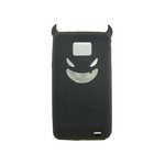 ドコモ★GALAXY S2 SC02C★悪魔デビルSTYLEシリコンラバーケース【全10色】 ブラック