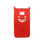 ドコモ★GALAXY S2 SC02C★悪魔デビルSTYLEシリコンラバーケース【全10色】 レッド