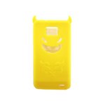 ドコモ★GALAXY S2 SC02C★悪魔デビルSTYLEシリコンラバーケース【全10色】 イエロー