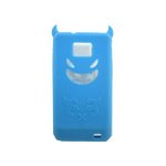 ドコモ★GALAXY S2 SC02C★悪魔デビルSTYLEシリコンラバーケース【全10色】 ブルー