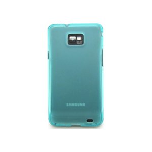 ドコモ★GALAXY S2 SC02C★クリアシングルカラーケース★シンプルでスタイリッシュな一品!! 【全4色】 クリアブルー