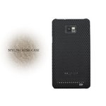 ドコモ★GALAXY S2 SC02C★無骨でタフなメッシュがカッコイイケース!! 【全4色】 ブラック