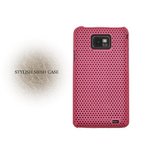ドコモ★GALAXY S2 SC02C★無骨でタフなメッシュがカッコイイケース!! 【全4色】 ピンク