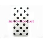 ドコモ★GALAXY S2 SC02C★GALAXY S2 SC02C★ファッションでも大人気のドットのかわいいケース♪ 【全3色】 ホワイト/ブラックドット