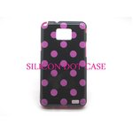 ドコモ★GALAXY S2 SC02C★GALAXY S2 SC02C★ファッションでも大人気のドットのかわいいケース♪ 【全3色】 ブラック/ピンクドット