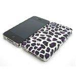 iPhone4★レオパードデザインケース★ヒョウ柄のデザインがおしゃれでカワイイ!!【全4色】 パープル