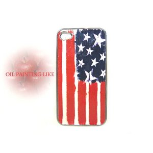 iPhone4S/4★クラシックな雰囲気がシブイ!! アメリカ国旗とイギリス国旗のデザインのケース!!【全5デザイン】 アメリカ国旗