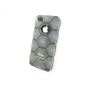 iPhone4S/4★ロックストーン★ゴツゴツしたデザインがカッコイイ!! 滑りにくくてタフなケースです♪【全9色】 クリア