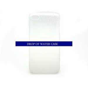 iPhone4S/4★グラデーション Drop Of Water Style ケース【全6色】 ホワイト