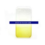 iPhone4S/4★グラデーション Drop Of Water Style ケース【全6色】 イエロー