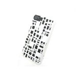 iPhone4S/4★FRESH FIBER カードケース付3Dデザインケース【全6色】 ホワイト