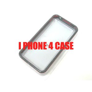 iPhone4★スリム感やデザインをそのまま生かすフレームジャケットが登場!! 【全7色】 レッド/ブラック