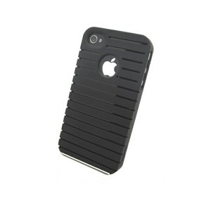 iPhone4S/4★ツーピース構造のフレームワークケース!! シンプルでクールです♪【全3色】 ブラック