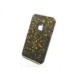 iPhone4S/4★ペンキで塗ったようなデザインのおしゃれなケースです♪【全7色】 イエロー
