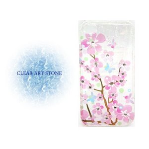 iPhone4S/4★個性的なアートが描かれた、印象に残るケースです♪【全7デザイン】 桜