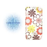 iPhone4S/4★個性的なアートが描かれた、印象に残るケースです♪【全7デザイン】 花
