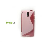 HTC J★滑りにくい素材を使用!! シンプルでなおかつ使いやすいHTC J 対応のケース【全2色】 クリア