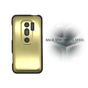 HC015★HTC EVO 3D ISW12HT★アルミの高級感溢れるスタイリッシュなケース♪【全4色】 ゴールド