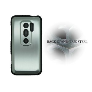 HC015★HTC EVO 3D ISW12HT★アルミの高級感溢れるスタイリッシュなケース♪【全4色】 シルバー