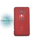 HTC EVO 3D ISW12HT★パンチングメッシュのタフでイカしたケース!!【全4色】 レッド