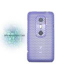 HTC EVO 3D ISW12HT★パンチングメッシュのタフでイカしたケース!!【全4色】 パープル