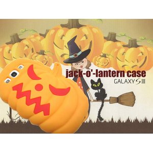 GALAXY S3 SC06D★Halloween★ハロウィンにぴったりなカボチャのランタンのケース♪