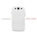 GALAXY S3 SC06D★ポリカシェルカバー★Shell Cover/シングルカラー/シンプルハードケース【全3色】 ホワイト