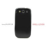 GALAXY S3 SC06D★ポリカシェルカバー★Shell Cover/シングルカラー/シンプルハードケース【全3色】 ブラック