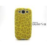 GALAXY S3 SC06D★WTPU　レオパード★かっこよくてかわいいヒョウ柄のケース!! 大人気です!!【全4色】 イエロー