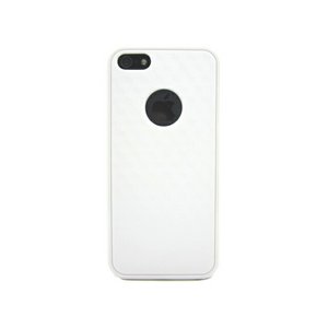iPhone5★カラーフレームにカーボンタイプの高級感あるケース!! シンプルで洗練されたカッコよさが必見です!!【全6色】 ホワイト/ホワイト