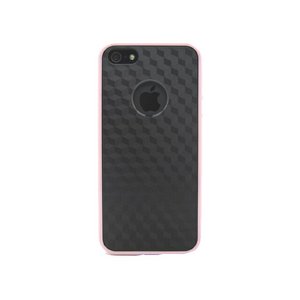 iPhone5★カラーフレームにカーボンタイプの高級感あるケース!! シンプルで洗練されたカッコよさが必見です!!【全6色】 ブラック/ピンク