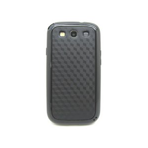 GALAXY S3 SC06D★カラーフレームにカーボンタイプの高級感あるケース!! シンプルで洗練されたカッコよさが必見です!!【全6色】 ブラックフレーム/ブラック