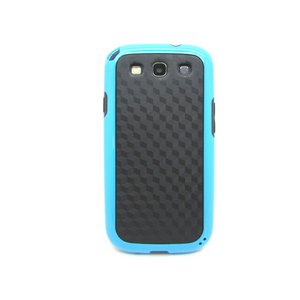 GALAXY S3 SC06D★カラーフレームにカーボンタイプの高級感あるケース!! シンプルで洗練されたカッコよさが必見です!!【全6色】 ブルーフレーム/ブラック