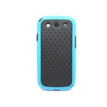 GALAXY S3 SC06D★カラーフレームにカーボンタイプの高級感あるケース!! シンプルで洗練されたカッコよさが必見です!!【全6色】 ブルーフレーム/ブラック