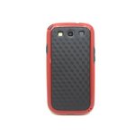 GALAXY S3 SC06D★カラーフレームにカーボンタイプの高級感あるケース!! シンプルで洗練されたカッコよさが必見です!!【全6色】 レッドフレーム/ブラック