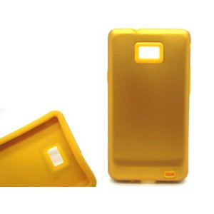 GALAXY S2 SC02C★アルミとラバーを合体させた画期的なケース!! 外側はアルミでハードにGALAXYを保護して、内側はラバーでピッタリフィット!!【全8色】 ゴールド