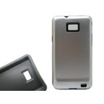GALAXY S2 SC02C★アルミとラバーを合体させた画期的なケース!! 外側はアルミでハードにGALAXYを保護して、内側はラバーでピッタリフィット!!【全8色】 シルバー