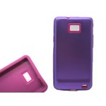 GALAXY S2 SC02C★アルミとラバーを合体させた画期的なケース!! 外側はアルミでハードにGALAXYを保護して、内側はラバーでピッタリフィット!!【全8色】 パープル