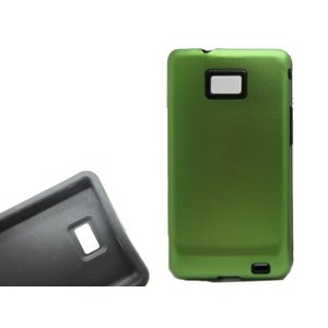 GALAXY S2 SC02C★アルミとラバーを合体させた画期的なケース!! 外側はアルミでハードにGALAXYを保護して、内側はラバーでピッタリフィット!!【全8色】 グリーン