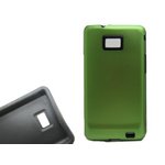 GALAXY S2 SC02C★アルミとラバーを合体させた画期的なケース!! 外側はアルミでハードにGALAXYを保護して、内側はラバーでピッタリフィット!!【全8色】 グリーン