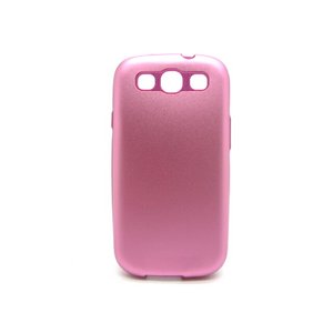 GALAXY S3 SC06D★アルミとラバーを合体させた画期的なケース!! 外側はアルミでハードにGALAXYを保護して、内側はラバーでピッタリフィット!!【全8色】 ピンク