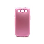 GALAXY S3 SC06D★アルミとラバーを合体させた画期的なケース!! 外側はアルミでハードにGALAXYを保護して、内側はラバーでピッタリフィット!!【全8色】 ピンク