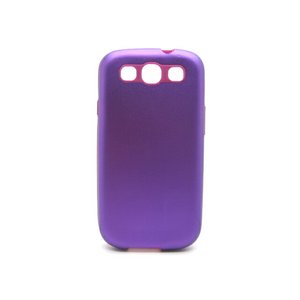 GALAXY S3 SC06D★アルミとラバーを合体させた画期的なケース!! 外側はアルミでハードにGALAXYを保護して、内側はラバーでピッタリフィット!!【全8色】 パープル