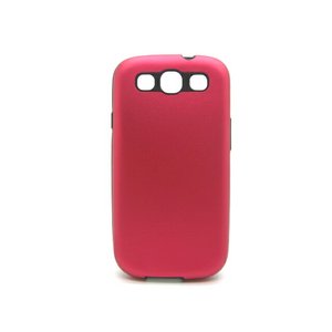 GALAXY S3 SC06D★アルミとラバーを合体させた画期的なケース!! 外側はアルミでハードにGALAXYを保護して、内側はラバーでピッタリフィット!!【全8色】 レッド